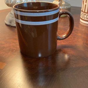 Vintage JMP Chromatics BROWN STRIPE Coffee Mug